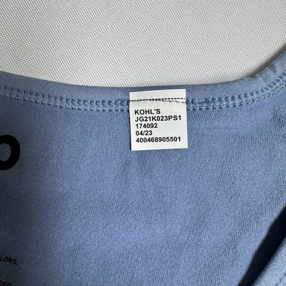 SO Seamless Short Sleeve Scoopneck Bodysuit Nile Lily Blue Junior's Plus Size 3X - Picture 7 of 9